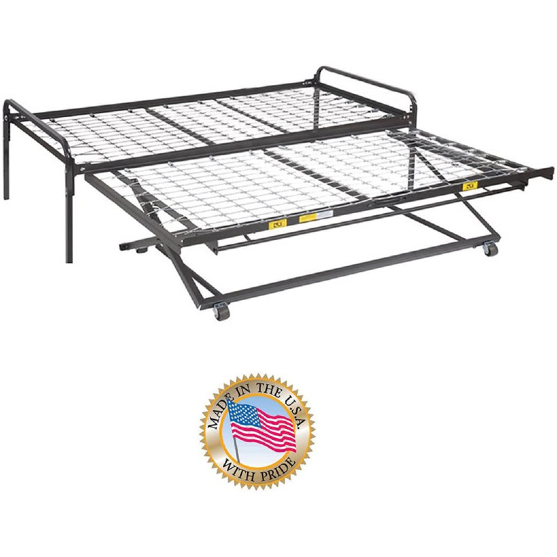 Dream solutions usa dream solutions dark metal day bed frame trundle